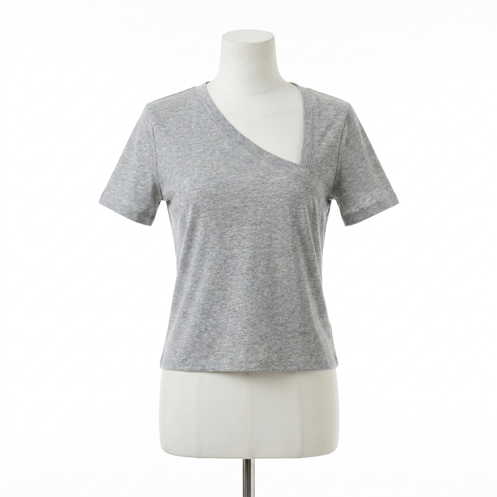 NEW HEARTLOOM cheryl short sleeve tee in heather grey